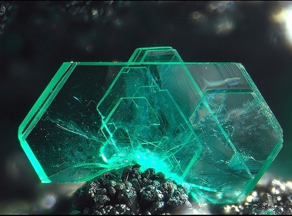 Chalcophyllite - Le Franciman - Paulinet -Tarn