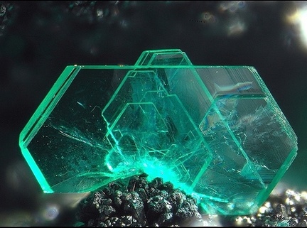 Chalcophyllite - Le Franciman - Paulinet -Tarn