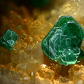 Torbernite - Prévinquières - Aveyron 
