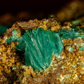 Chalcophyllite - Cyanotrichite - Mine de Salsigne - Salsigne - Carcassonne - Aude