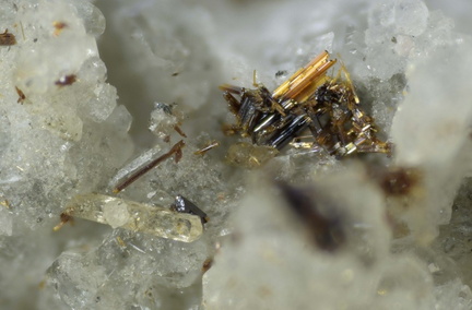 Xenotime-(Y) Rutile - Mont Cenis - Lanslebourg - Val-Cenis - Savoie