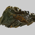 Augite aciculaire - Ruisseau de Mars - Anglards-de-Salers- Cantal - Taille 2,5mm