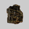 Hornblende « avec trous de vers » - Le Rioupéroux - Jollère - Perpezat - Puy-de-Dôme - FP - Taille 0,6mm