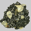 Magnétite - Sanidine - Titanite - Ruisseau du Val Blanc - Le Mont-Dore - Puy-de-Dôme - FP - Taille 4mm