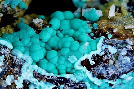 Malachite - La Fonderie - Poullaouen - Finistère
