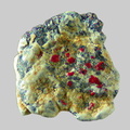 Minium sur plomb anthropique - Gardon de St-Jean - St-André-de-Valborgne - Gard - FP - Taille 1mm