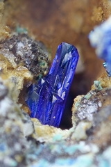 Linarite -  La Fonderie - Poullaouen - Finistère