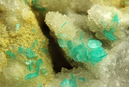 Chalcophyllite - Filon St-Jean - Ste Marie-aux-Mines - Haut-Rhin