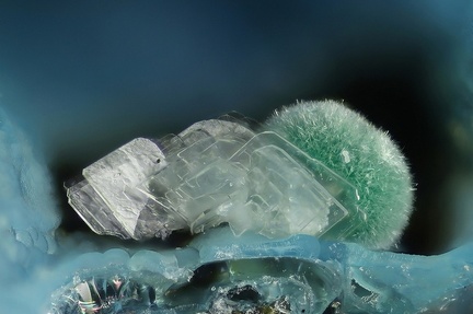 Baryte Malachite  Allophane - Valcroze - Alzon - Gard