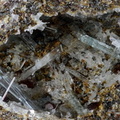 n°112141 - Esseneite  Fluorapatite Tridymite - Terril Ouest "Bodard" - Lapanouse de Sévérac - Aveyron