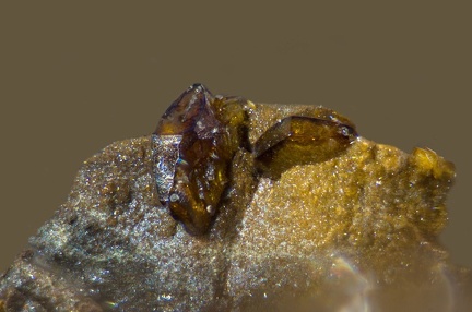 Descloizite - Carrière du Rivet - Montredon-Labessonié - Tarn