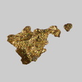 Or - Ruisseau Pourri - Beaune-les-Mines - Haute-Vienne - FP - Taille 0,5mm