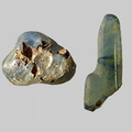  Saphir - Ruisseau de la Planche - Saint-Jean-Lachalm - Haute-Loire - FP - Taille 3 et 4mm
