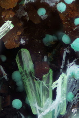 Anglesite Rosasite - Mine St Nicolas - Steinbach - Haut-Rhin
