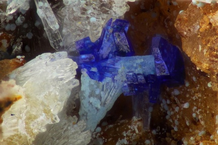 Linarite Hemimorphite Rosasite - Mine St Nicolas - Steinbach - Haut-Rhin