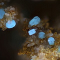 Smithsonite Hemimorphite bleue - Mine St Nicolas - Steinbach - Haut-Rhin