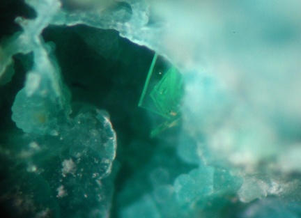 n°169136 - Zeunerite - La Verrière (Haldes Mines) - Les Ardillats - Rhône