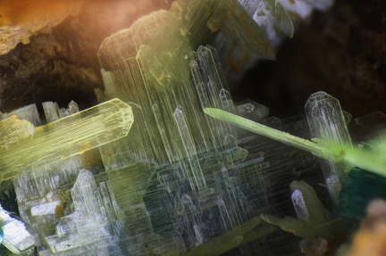 n°112178 - Autunite Metatorbernite - Previnquieres - Entraygues-sur-Truyère - Aveyron