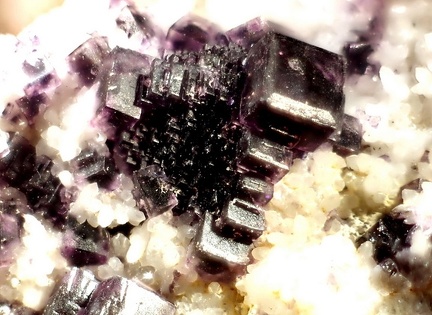 Fluorite - Les Rocs (Carrière) - Buxières-les-Mines - Allier