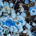 Alumohydrocalcite  Carbonatecyanotrichite - Valcroze - Alzon - Gard