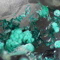 n°169083 -  Brochantite - Longefay (haldes mine) -Poule les Echarmeaux - Rhône