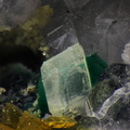 n°169085 - Cerussite Malachite - Longefay (haldes mine) -	Poule les Echarmeaux - Rhône