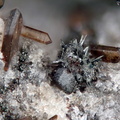 Goethite sur hématite Enstatite - Carrière des Châtelaunoux - Mazaye - Puy de Dôme