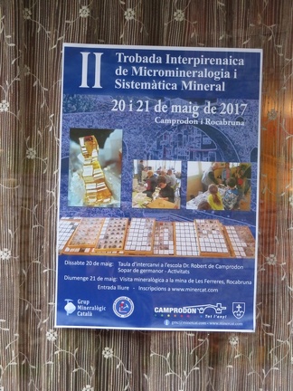 Rencontre de microminéralogie à Rocabruna - Camprodon - Catalogne