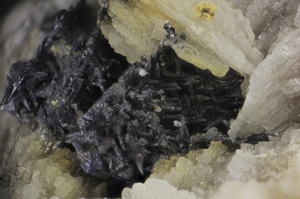 n° 130092 -  Galene (var. reticulée) Baryte - Les Malines - Vieux travaux - Saint Laurent le Minier - Gard