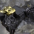 Chalcopyrite  Sphalerite Fluorite - Carrière de Côte Rousse - Vensat  - Puy de Dôme