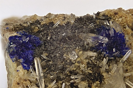n°138176 - Azurite -  Le Cornillon -  Bourg d'Oisans - Isère