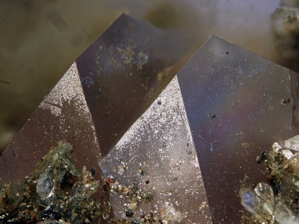 n°174011 -  Fluorite Stilbite - La Chapoua (four) - Chamonix-Mont-Blanc - Haute-Savoie Ph