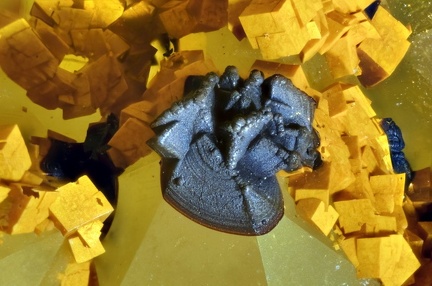 Goethite Ankérite Quartz . -Mine St Nicolas - Steinbach - Haut-Rhin