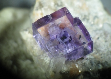 Fluorite - Les Gottes (Carrière) - St Julien Molin-Molette - Loire