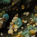 Chalcosiderite Jarosite Kidwellite - Mine de l'Eperon -  Beauvoir -  Echassières -  Allier