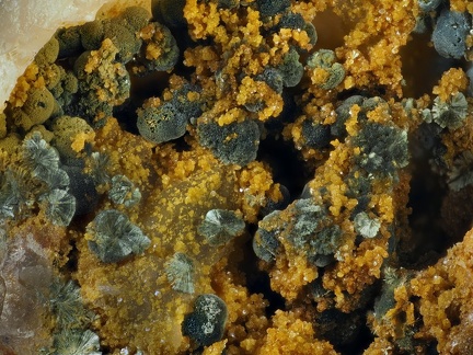 Dufrenite - Mine de l'Eperon - Beauvoir - Echassières - Allier