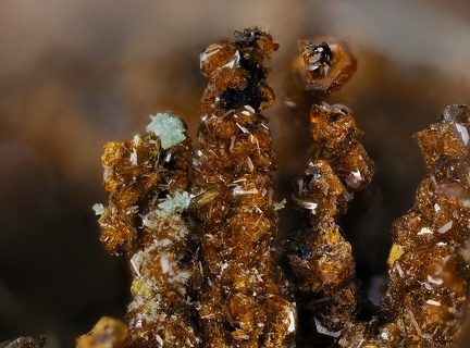Jarosite Chalcosiderite - Mine de l'Eperon - Beauvoir - Echassières - Allier
