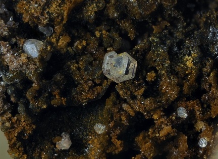Iodargyrite Jarosite -  Mine de l'Eperon - Beauvoir - Echassières - Allier