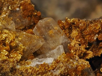 Cacoxenite Baryte - Carrière de Birrity - Arbouet-Sussaute - Pyrénées-Atlantiques