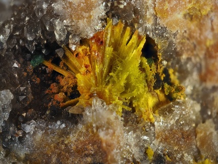 Parsonsite Torbernite - Les Gourniaux - Lachaux - Puy de dôme