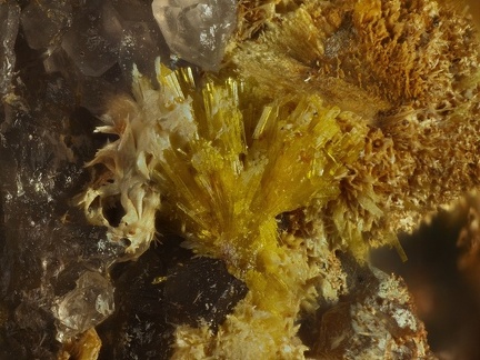 Uranophane-béta - Bigay - Lachaux - Puy de dôme