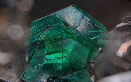 chalcophyllite - Le Franciman - Paulinet - St Jean de Jeannes -Tarn