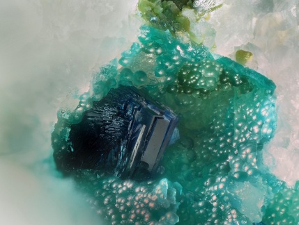 Clinoclase Pseudomalachite - Villecun - Olmet et Villecun - Hérault