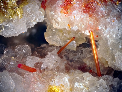 Réalgar  Calcite - Matra - Haute Corse