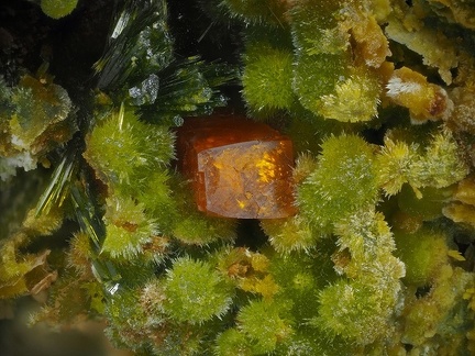 Crocoite Pyromorphite - Le Cantonnier - Nontron - Dordogne