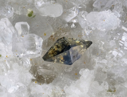 Anatase Albite - Plan du Lac - St Christophe en Oisans - Isère 