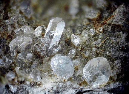 Apatite Quartz Rutile - Les Deux Alpes - Mont de Lans - Isère 