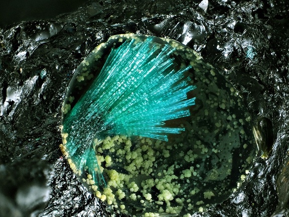 Brochantite - Les Rats - Le Crozet - Loire 