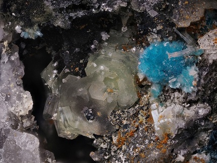 Leadhillite Calédonite - Longefay - Poule les Echarmeaux - Rhône