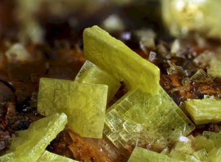 Autunite -  Margnac - Compreignac - Haute-Vienne